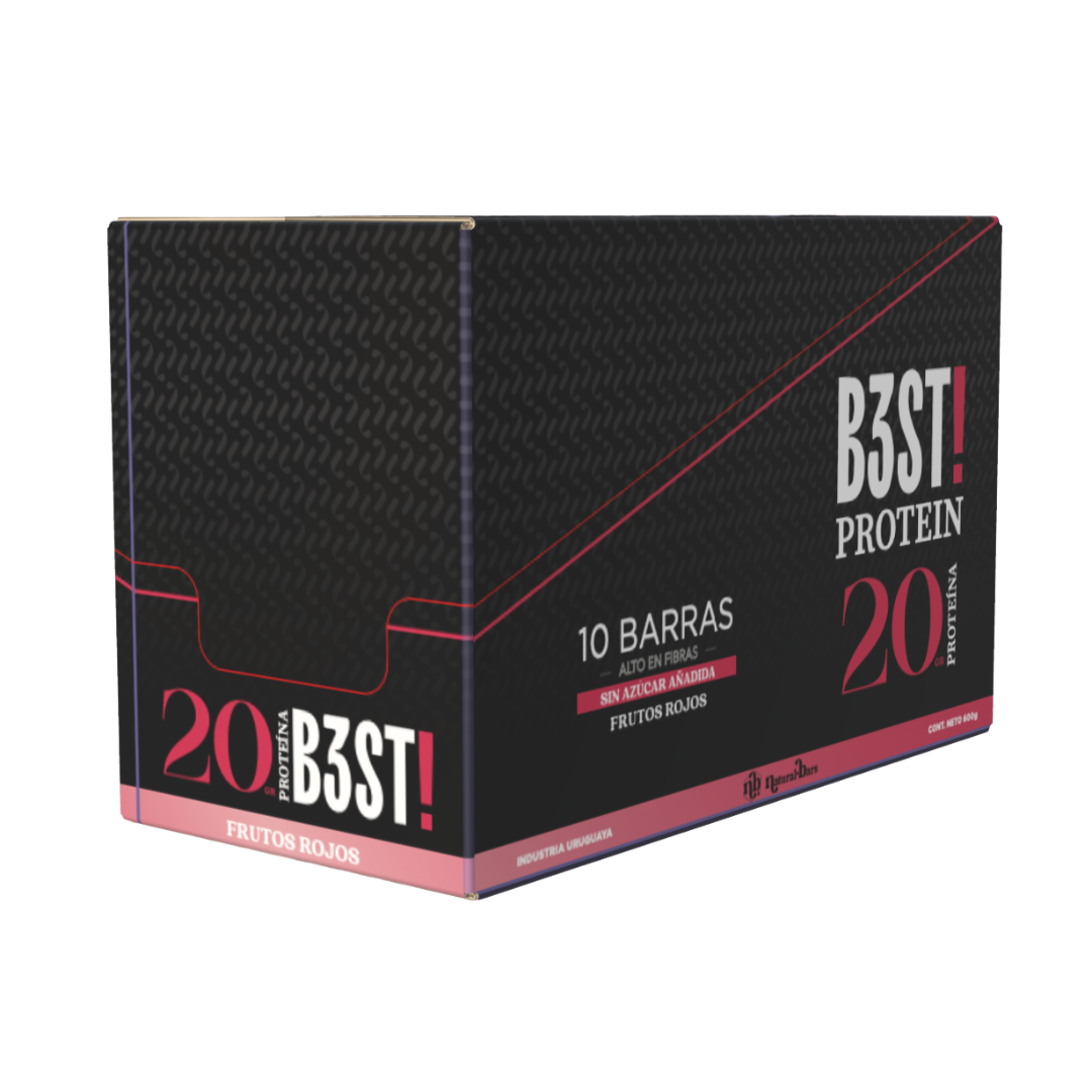Barra proteina B3ST / Frutos Rojos x10