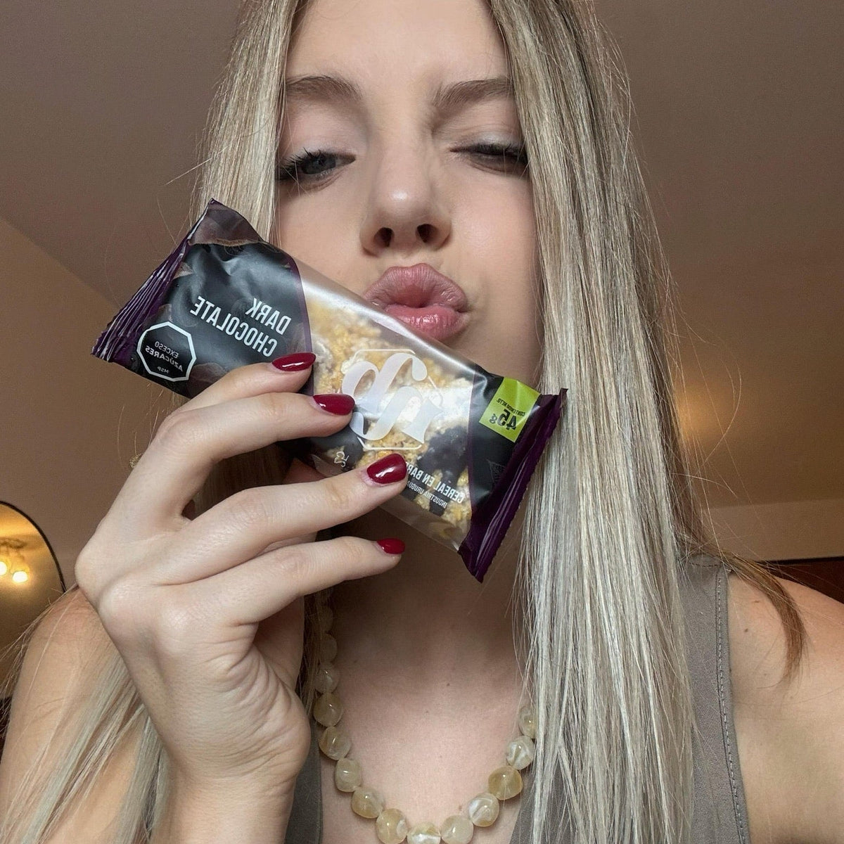 Barra de cereal / Chips de chocolate x16