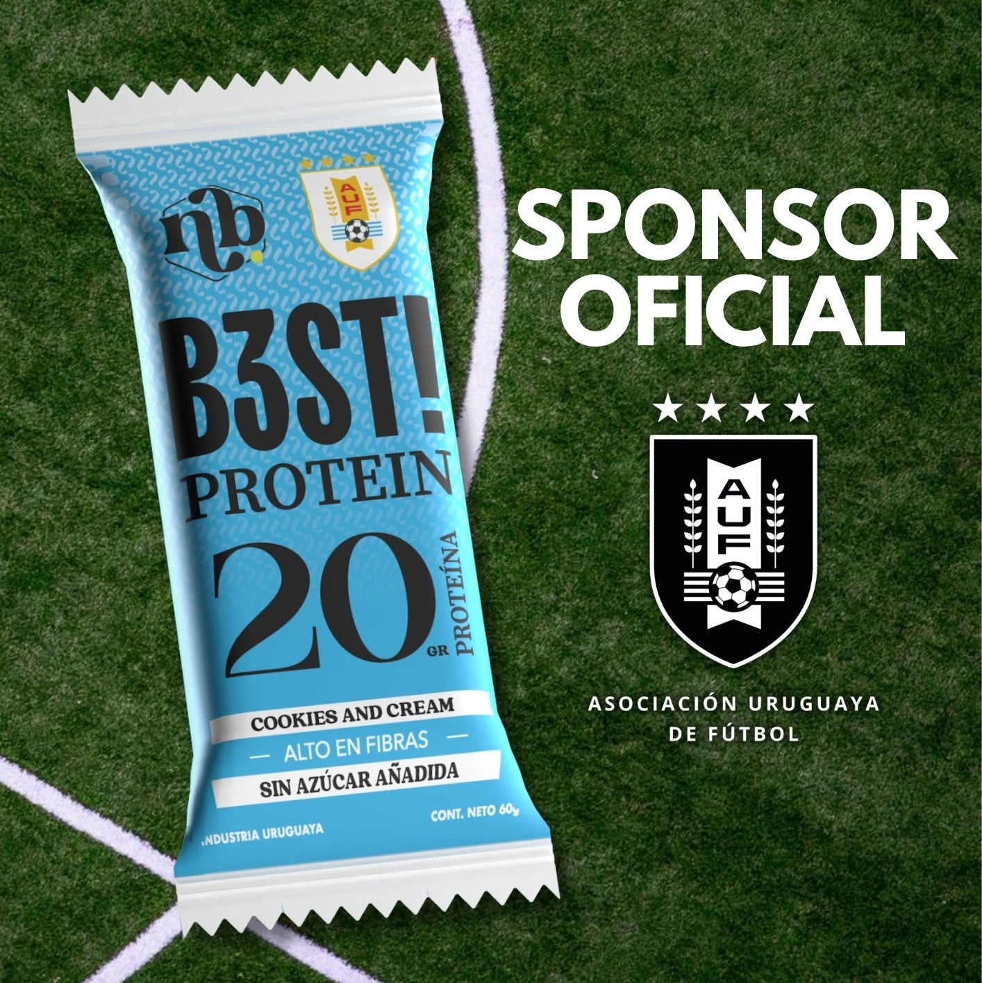 Barra proteina B3ST / AUF EDICIÓN LIMITADA - Cookies & Cream x10