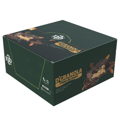 Alfajor de granola / Pasta de maní x8