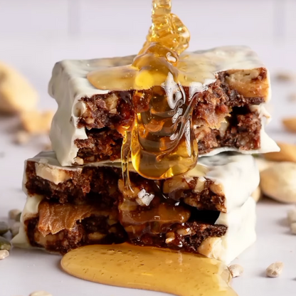 Alfajor datiles RAW / Chocolate blanco x8