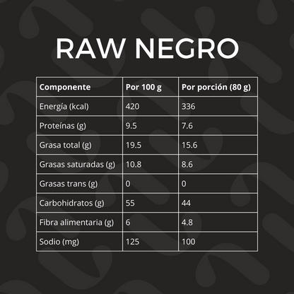 Alfajor datiles RAW / Chocolate negro x8
