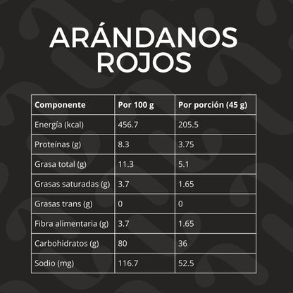 Barra de cereal / Arandanos rojos x16